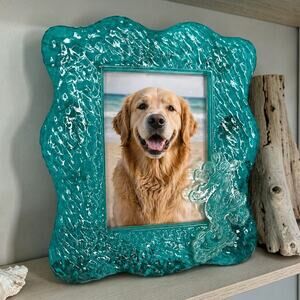 Disney Parks Little Mermaid Picture Frame Ariel Seashell Coastal Decor 4x6
